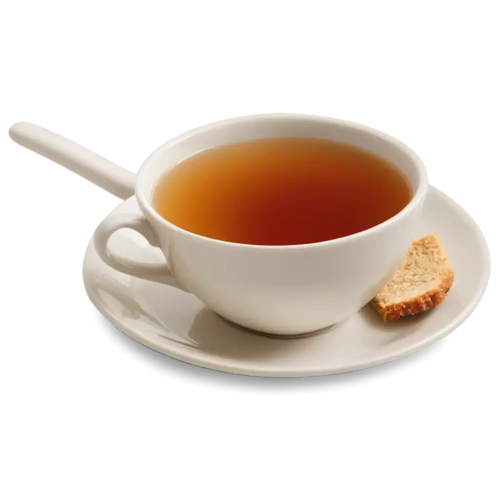 A-Cup-of-Tea-on-a-Plate-PNG-Image-for-Various-Uses