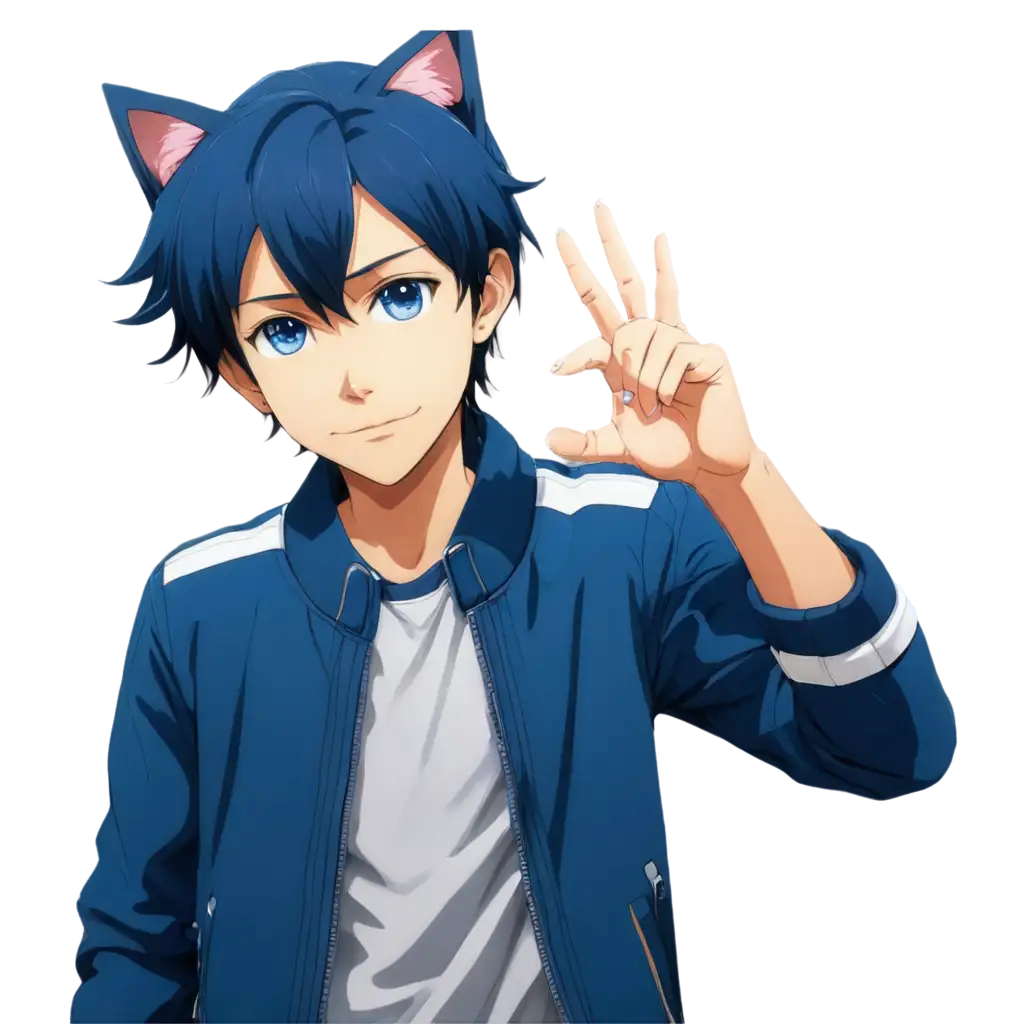 Anime-Boy-with-Blue-Jacket-and-Cat-Ears-PNG-Image-High-Quality-for-Digital-Projects