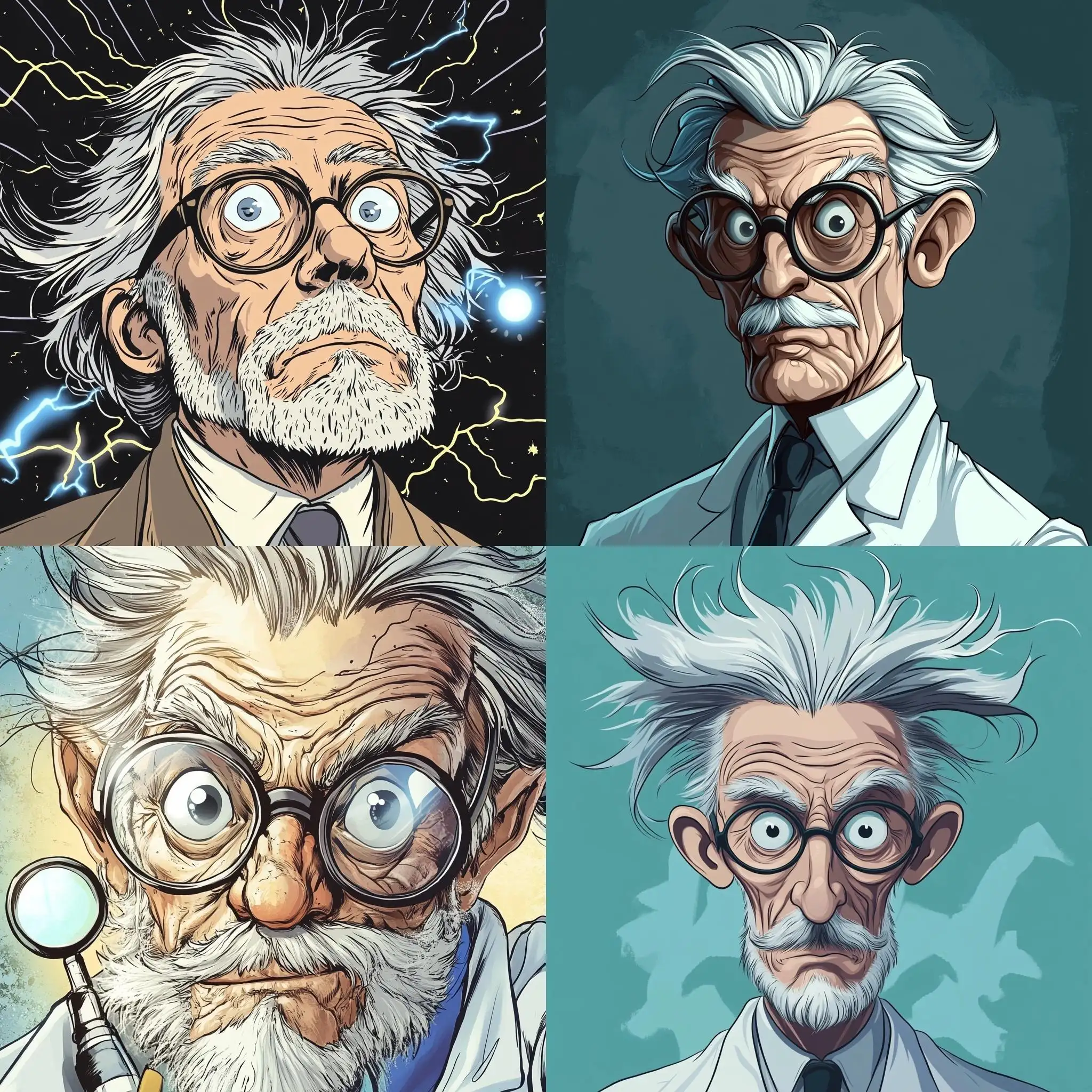 Comic-Style-Portrait-of-a-KindEyed-Old-Scientist-with-Gray-Hair