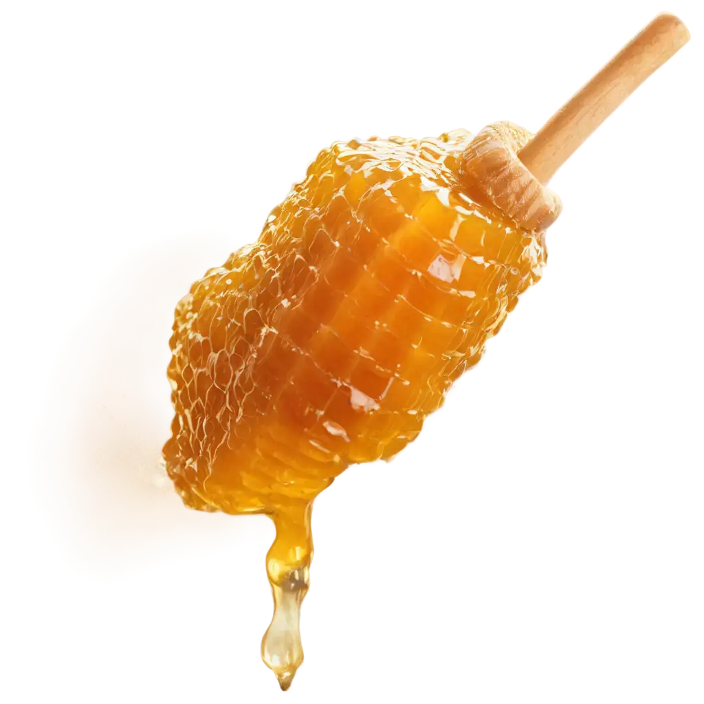 Honey-Flowing-from-Above-PNG-HighQuality-Transparent-Image-for-Diverse-Uses