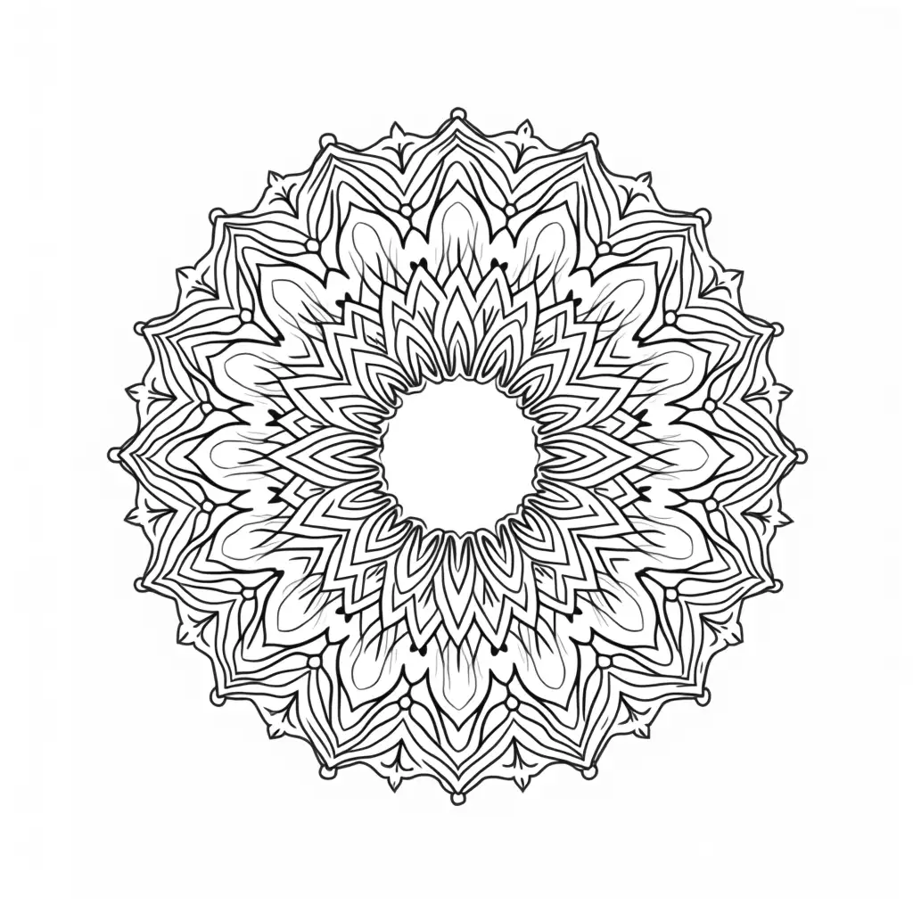 Intricate-Mandala-Pattern-in-Monochrome-for-Coloring