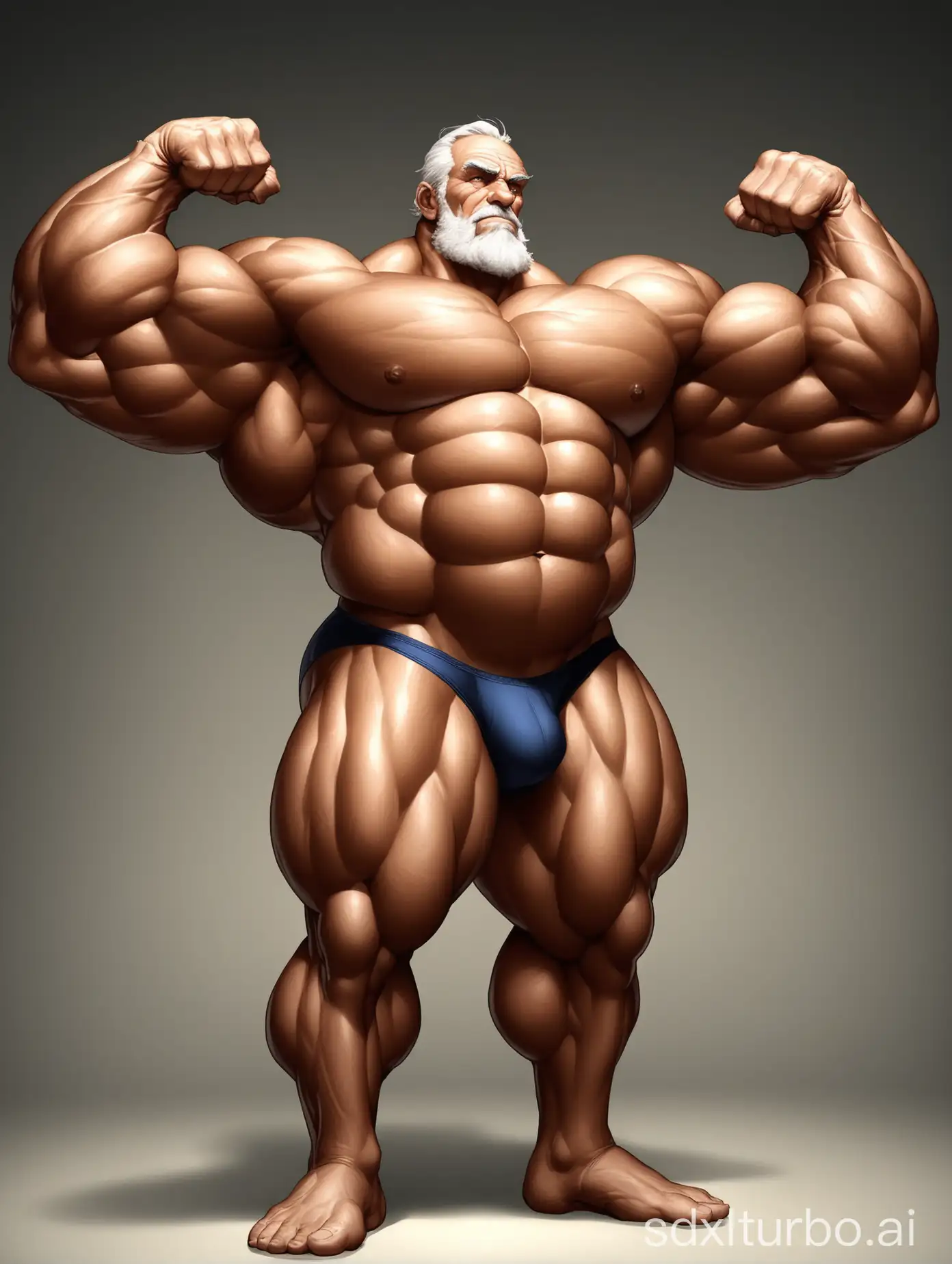 Muscular-Old-Man-Showing-Giant-Biceps-in-Underwear