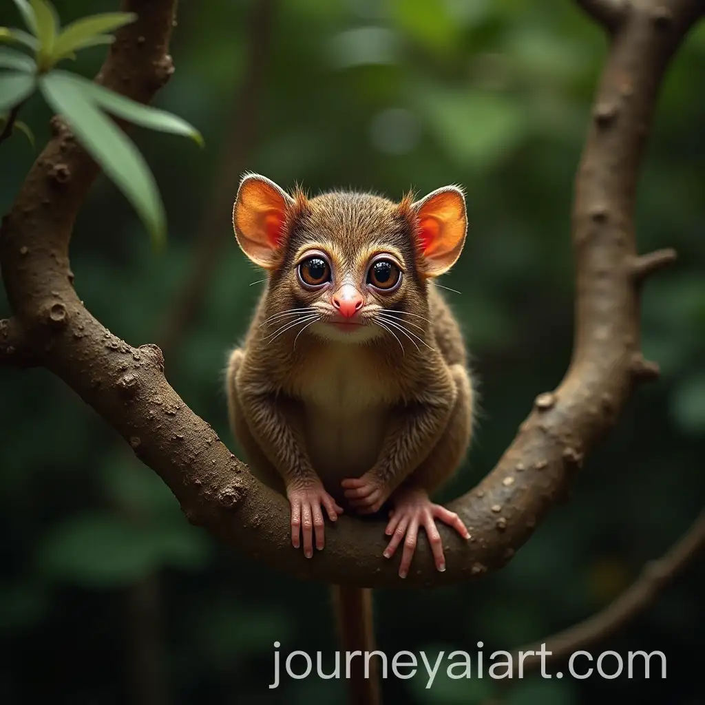 CloseUp-of-a-Philippine-Tarsier-in-its-Natural-Habitat