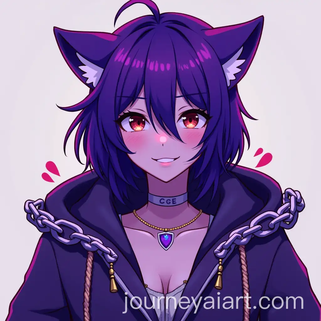 Dark-Purple-Anime-Character-in-Chains-EizKat-Inspired-Art