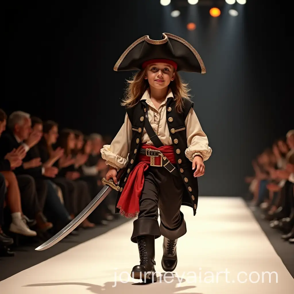 Child-Pirate-Strutting-on-the-Runway-at-Fashion-Week