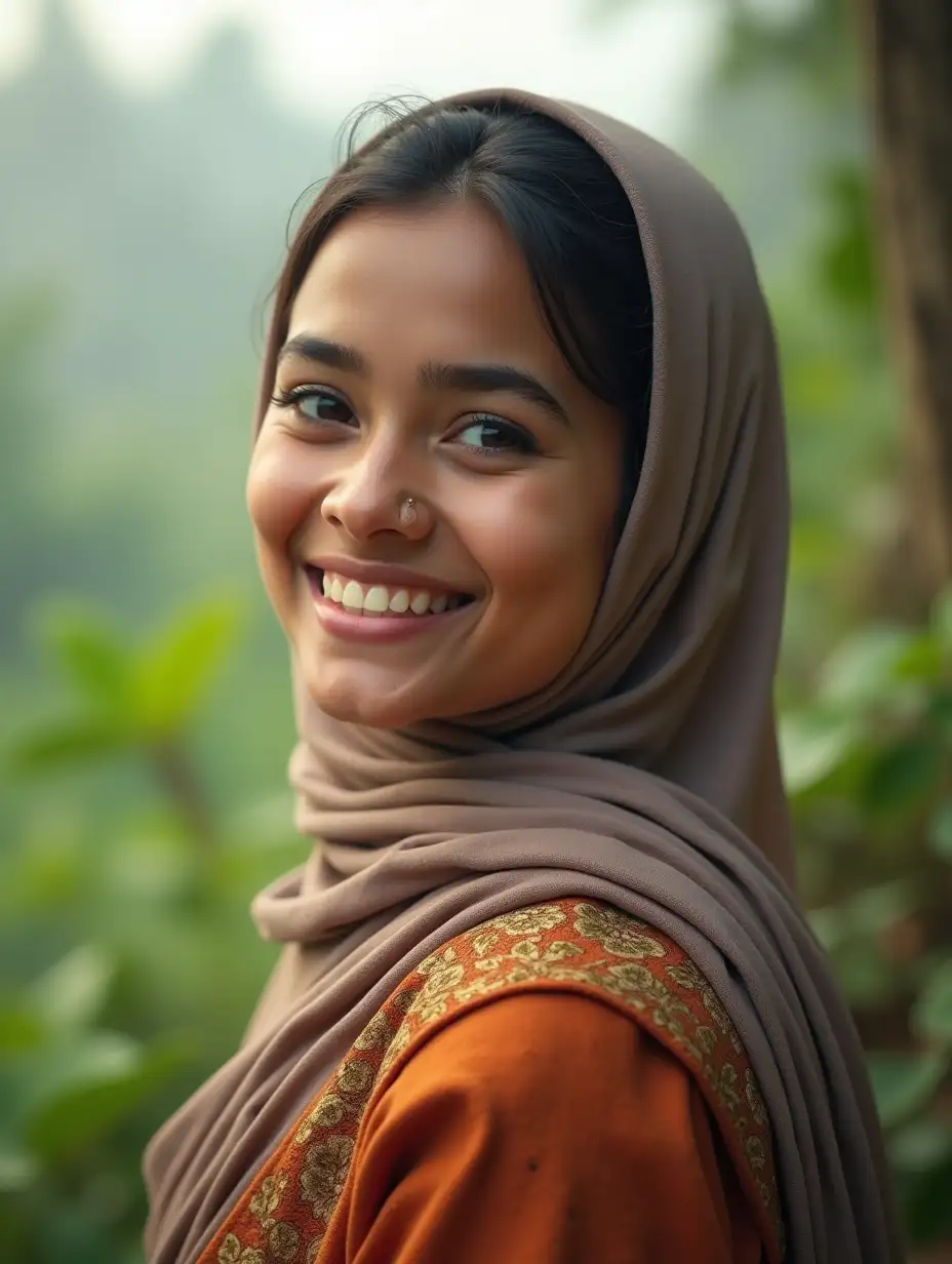 Young-Muslim-Woman-in-Traditional-Attire-Against-Keralas-Scenic-Landscape