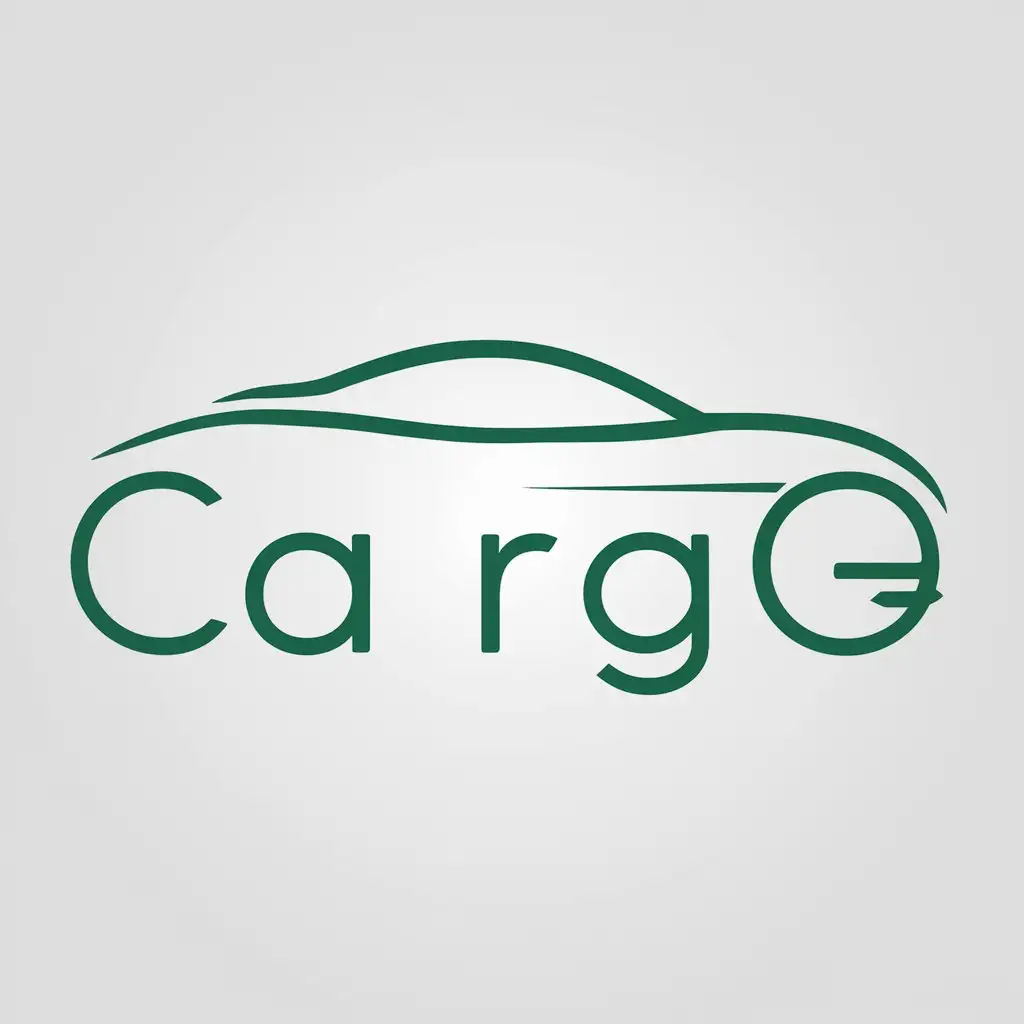 LOGO Design for CarGo Minimalistic Green Car Symbol for Technology Industry