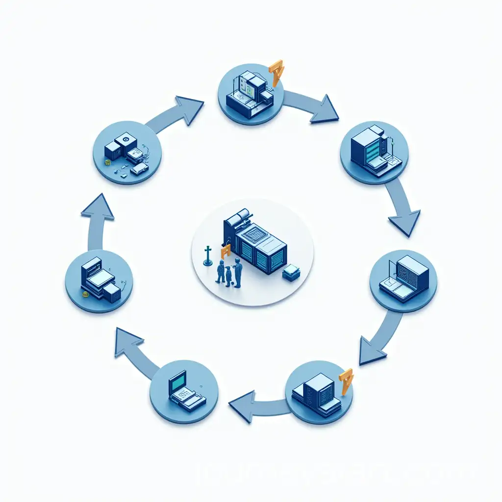 Flow-Diagram-of-SMT-Process-in-Electronics-Manufacturing-with-ESD-Protection-and-Safety-Measures