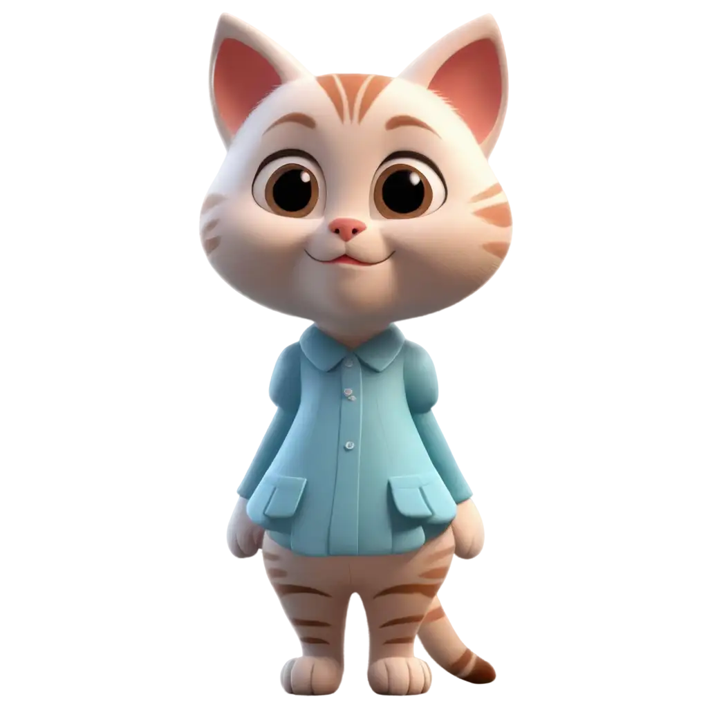 Adorable-3D-Little-Cat-PNG-Image-HighQuality-and-Clear-Visuals