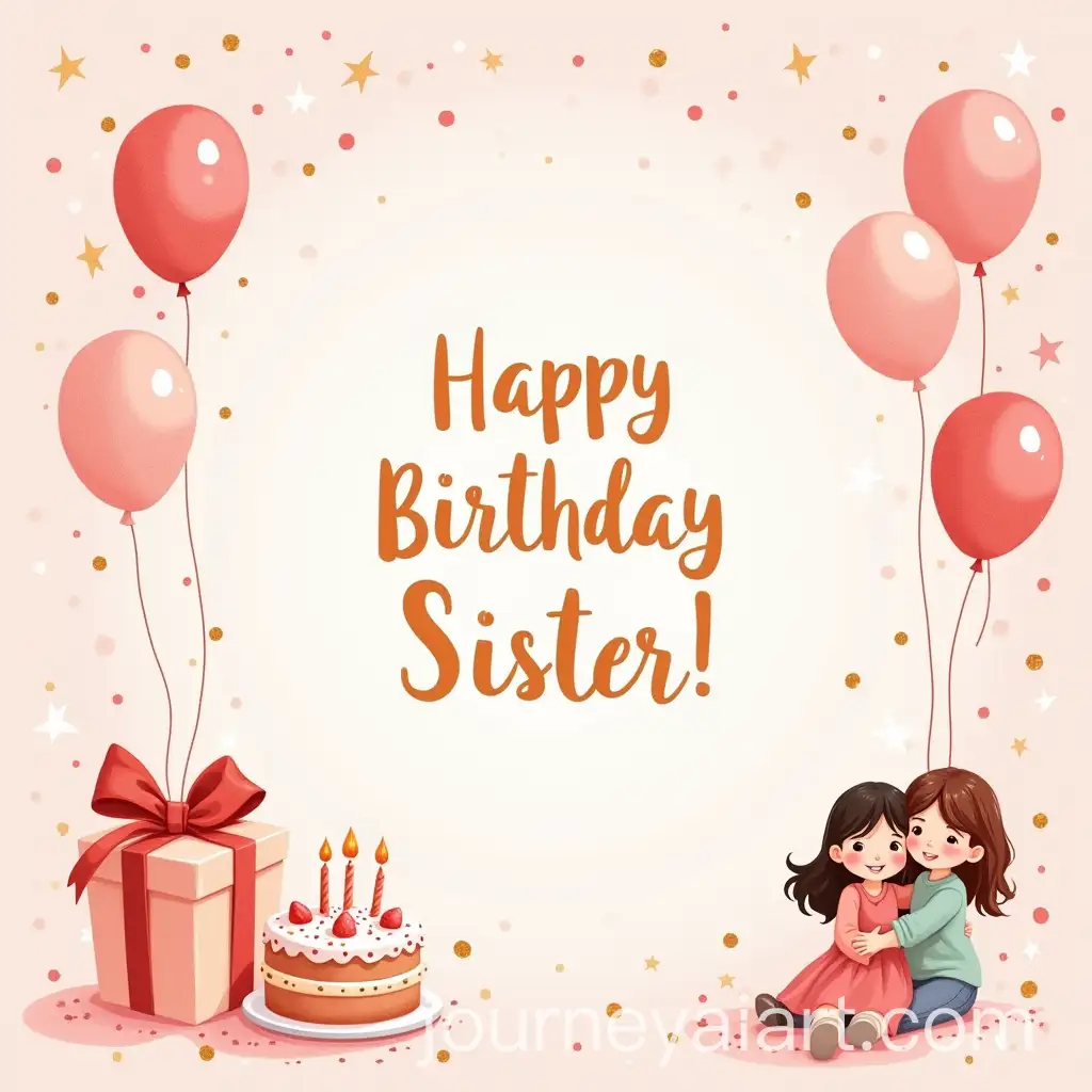 Happy-Birthday-Sister-Card-with-Balloons-CakeAI-Image-Prompt-Expansion-and-Confetti