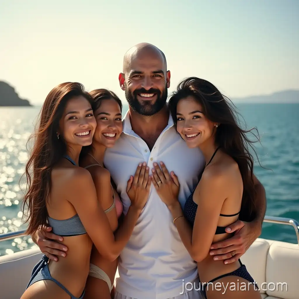 Luxurious-Yacht-Day-with-a-Muscular-Spaniard-and-Three-Elegant-Asian-Beauties