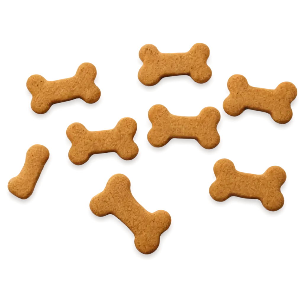 Flying-Tiny-Dog-Treats-PNG-Image-BoneShaped-Treats-in-Motion