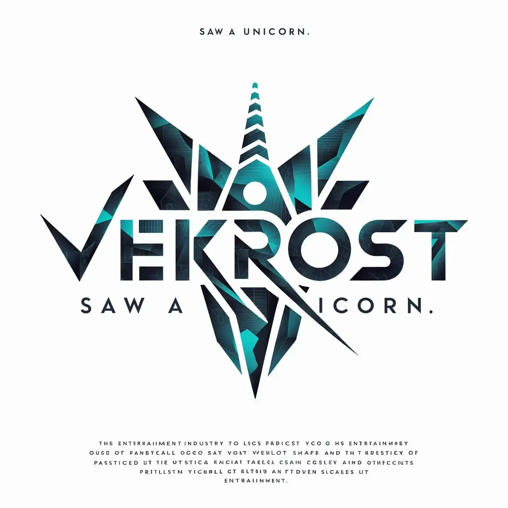 LOGO-Design-For-Vekrost-Complex-Unicorn-Symbol-for-Diverse-Applications