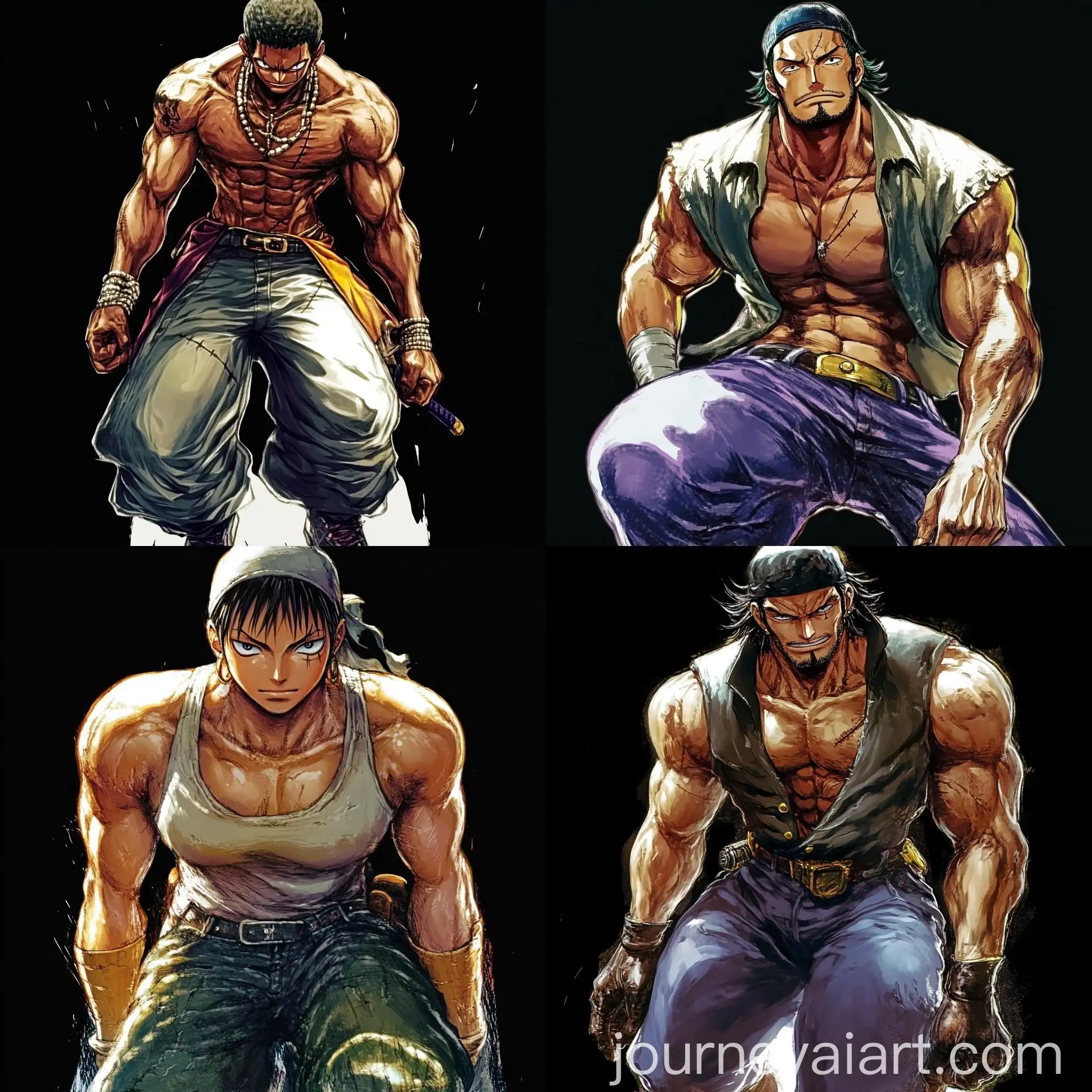 Colorful-Anime-Character-Inspired-by-One-Piece