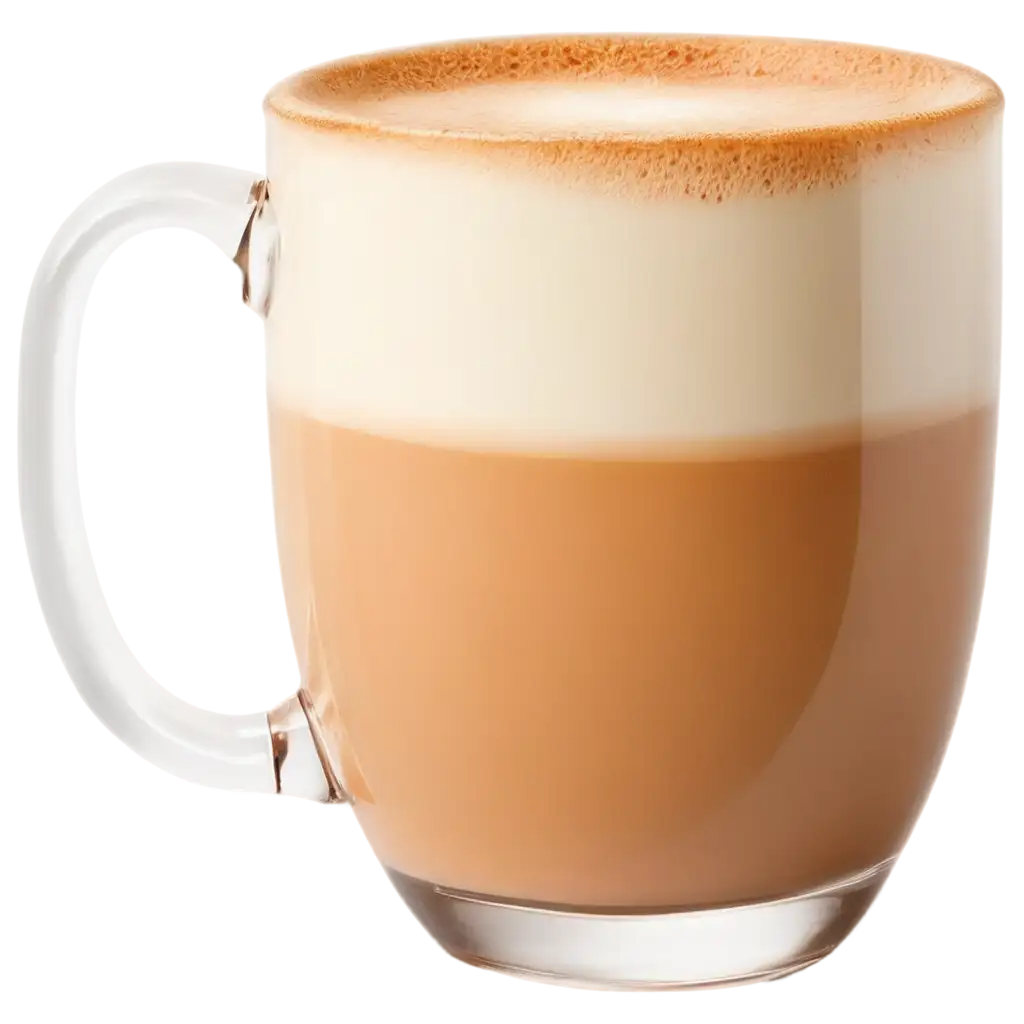 Hot-Coffee-Latte-in-Transparent-Mug-with-Foam-Bubbles-HighQuality-PNG-Image