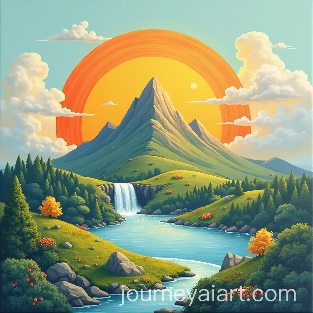 Natural-Vibe-Travel-Jersey-Featuring-Hills-Waterfalls-and-a-Sunlit-Traveler