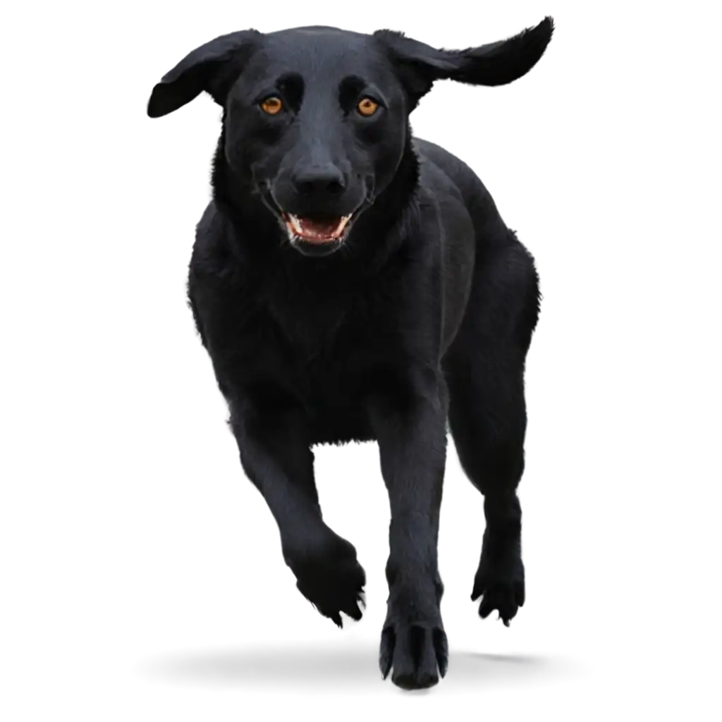 HighQuality-PNG-Image-of-a-Running-Black-Dog-for-Versatile-Digital-Use