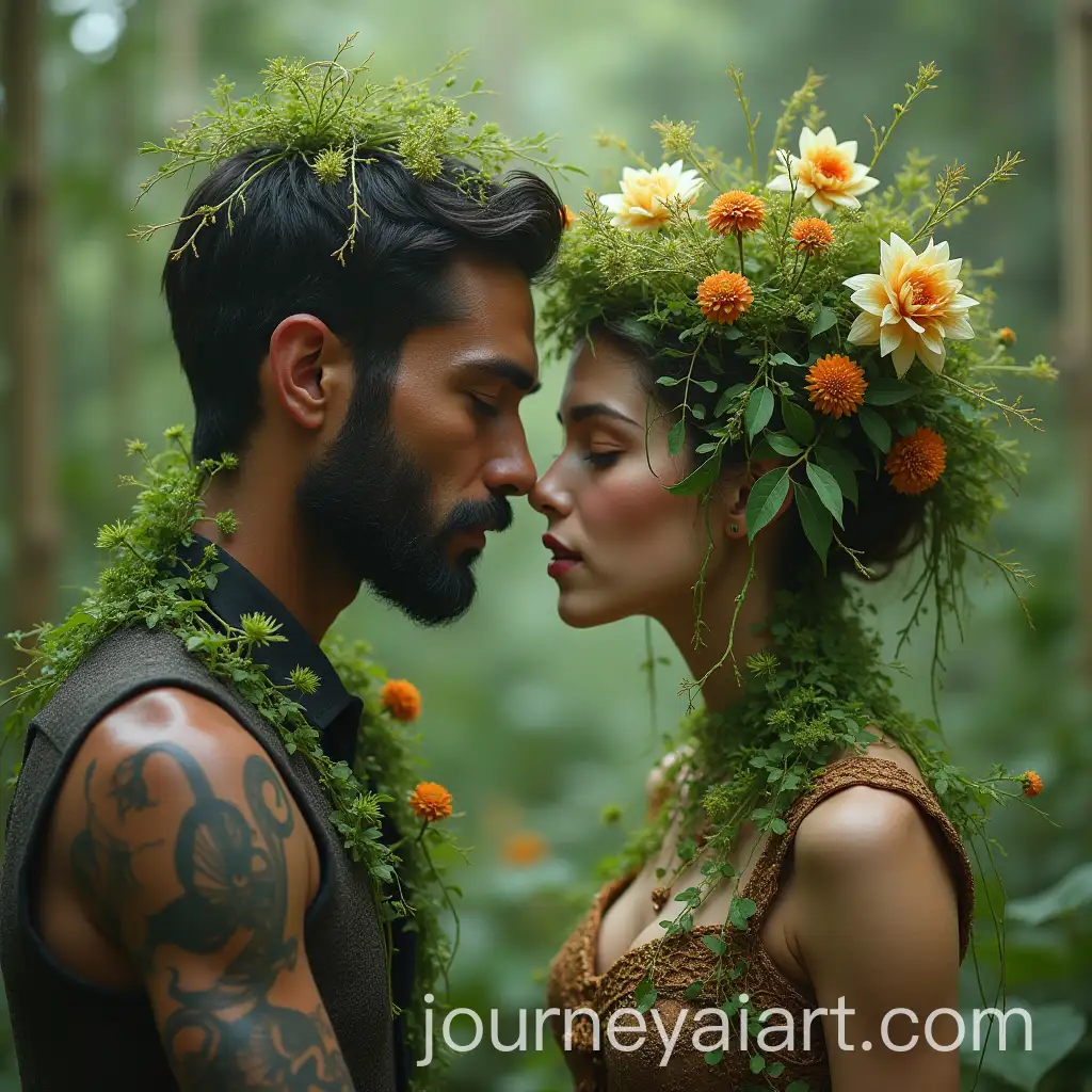 Wedding-Celebration-with-Men-and-Women-Creating-Creatures