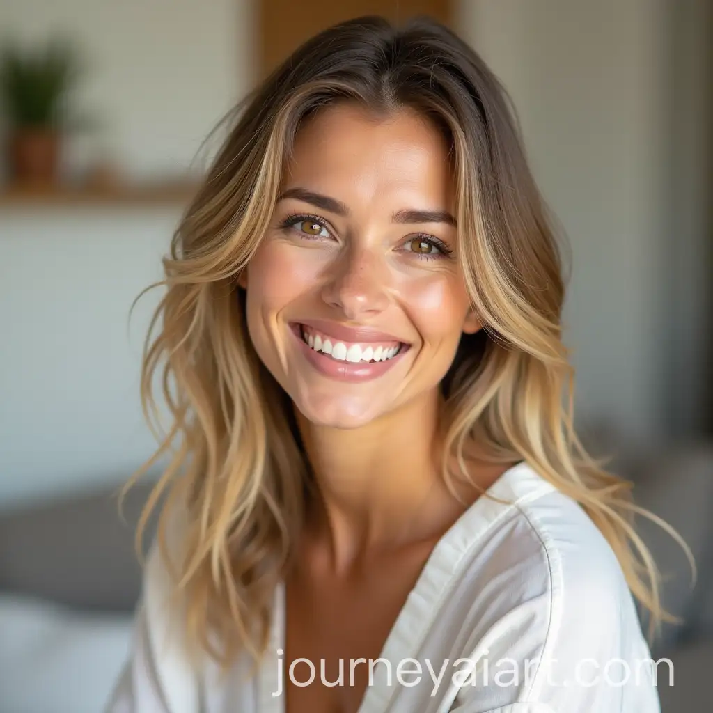 Smiling-Life-Coach-Woman-Portrait-in-White-Happy-and-Confident