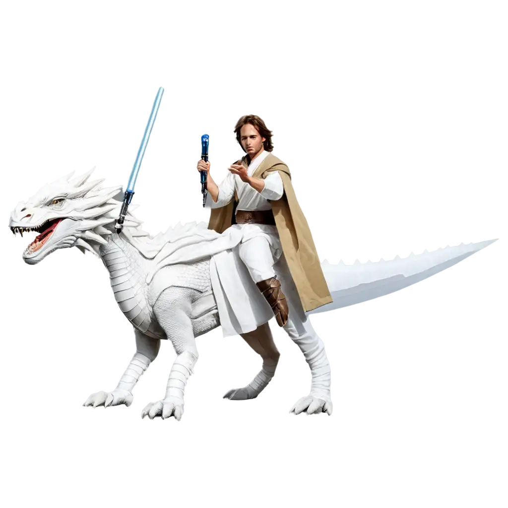 Epic-Jedi-Master-Riding-a-White-Dragon-HighQuality-PNG-Image-for-Creative-Projects