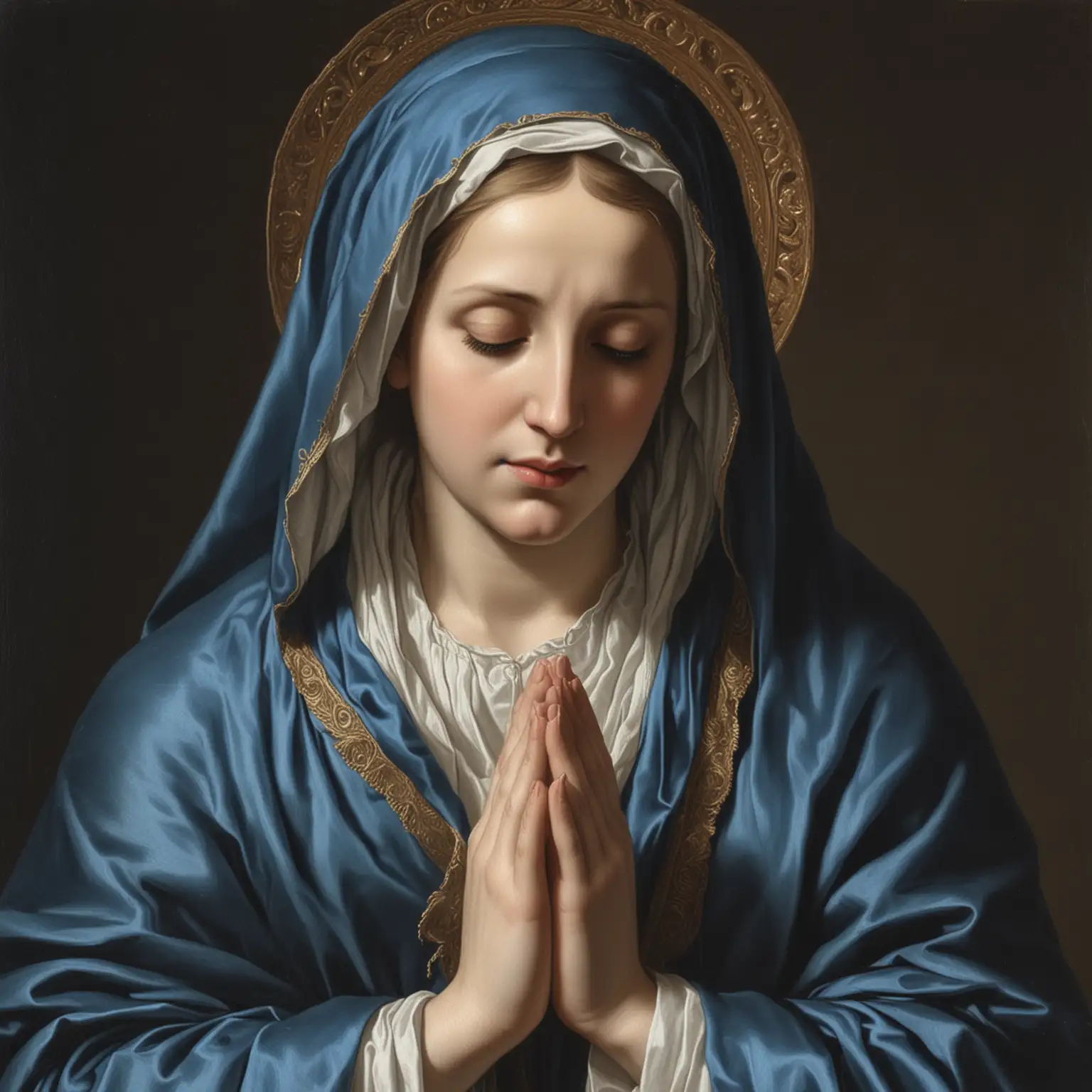 Virgin-Mary-in-Prayer-with-Blue-Cloak-Giovanni-Sassoferrato-Style