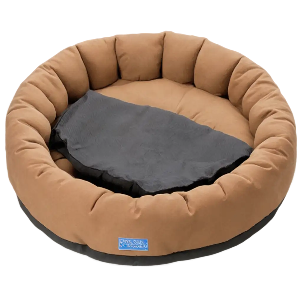 Premium-Pet-Bed-PNG-Image-Comfort-and-Style-for-Your-Furry-Friends