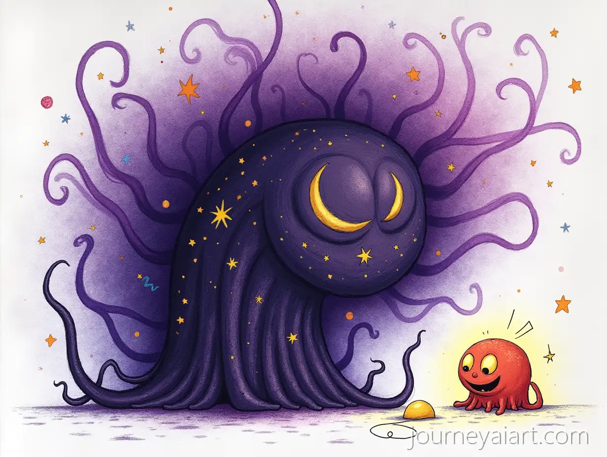 TransformingLiving-Shadow-Guardian-Fear-into-a-Night-Guardian-A-Pencil-Drawing-of-a-Protective-Shadow