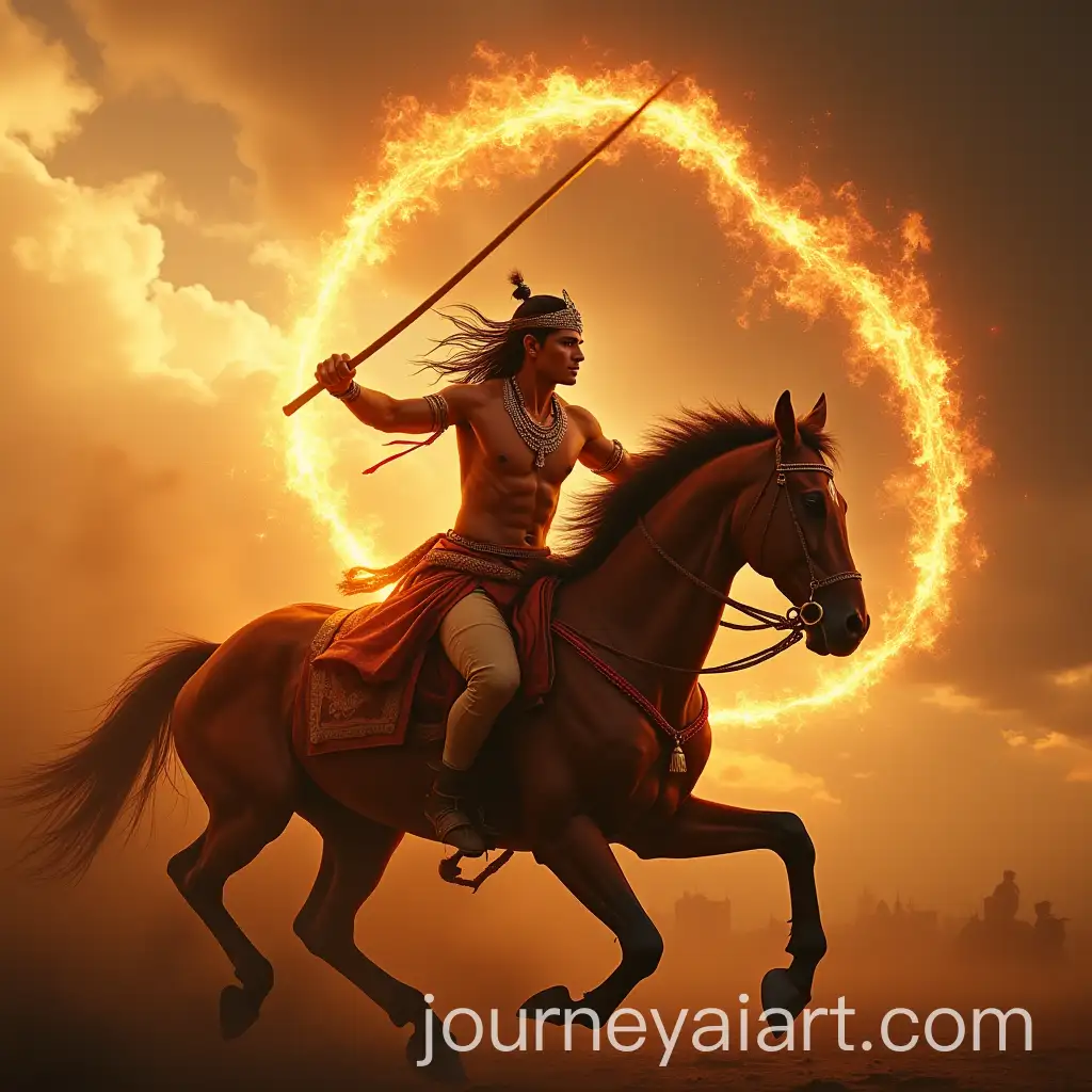 Arjuna-Unleashing-the-Brahmastra-in-theAI-Image-Expansion-Mahabharata-Cinematic-Warrior-Moment