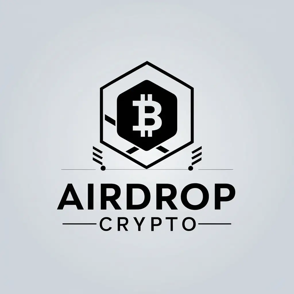 LOGO Design For CRYPTO Modern Typography Featuring AIRDROP | AI Logo Maker