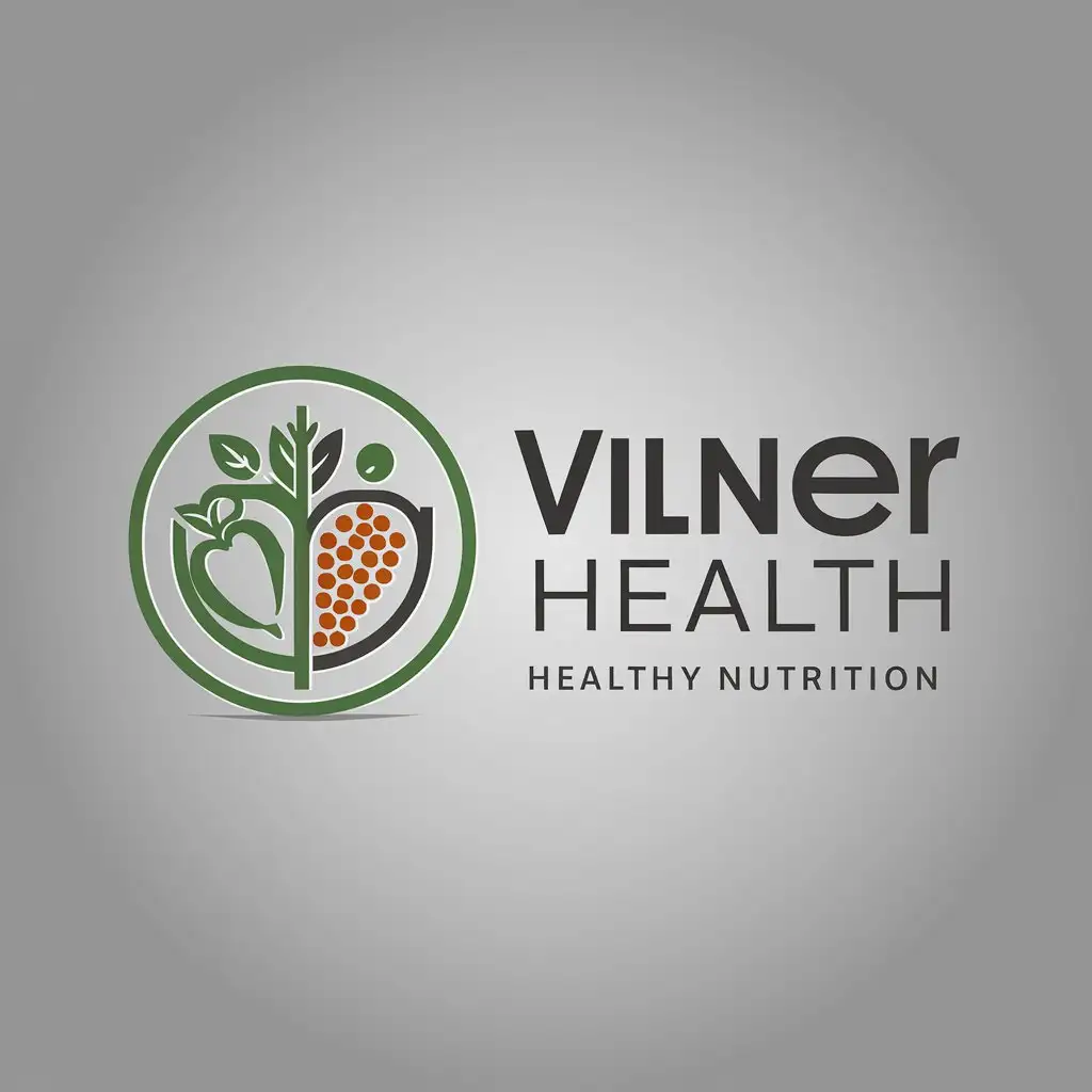 LOGO-Design-For-Vilner-Health-Simple-Text-with-Emphasis-on-Healthy-Nutrition