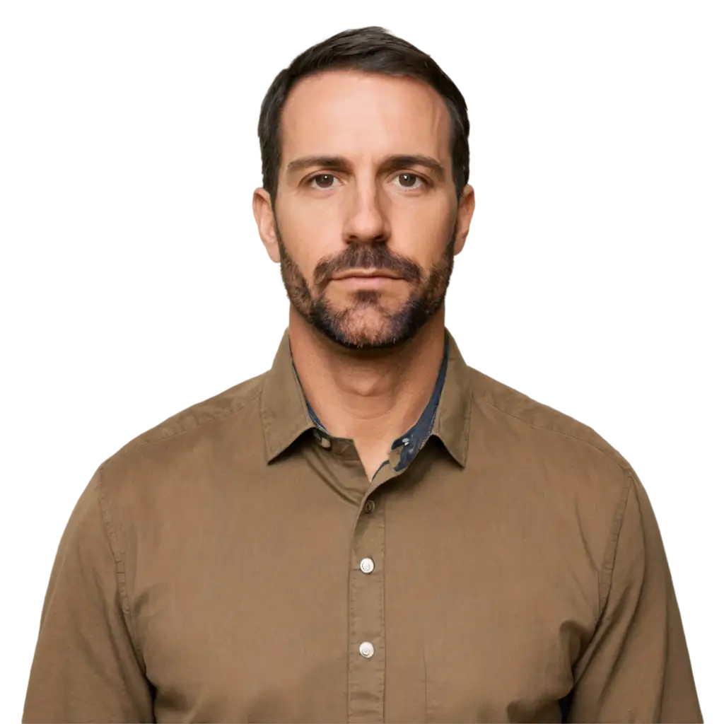 Professional-PNG-Portrait-of-an-American-Man-40YearOld-with-Photo-ID-and-Collared-Shirt