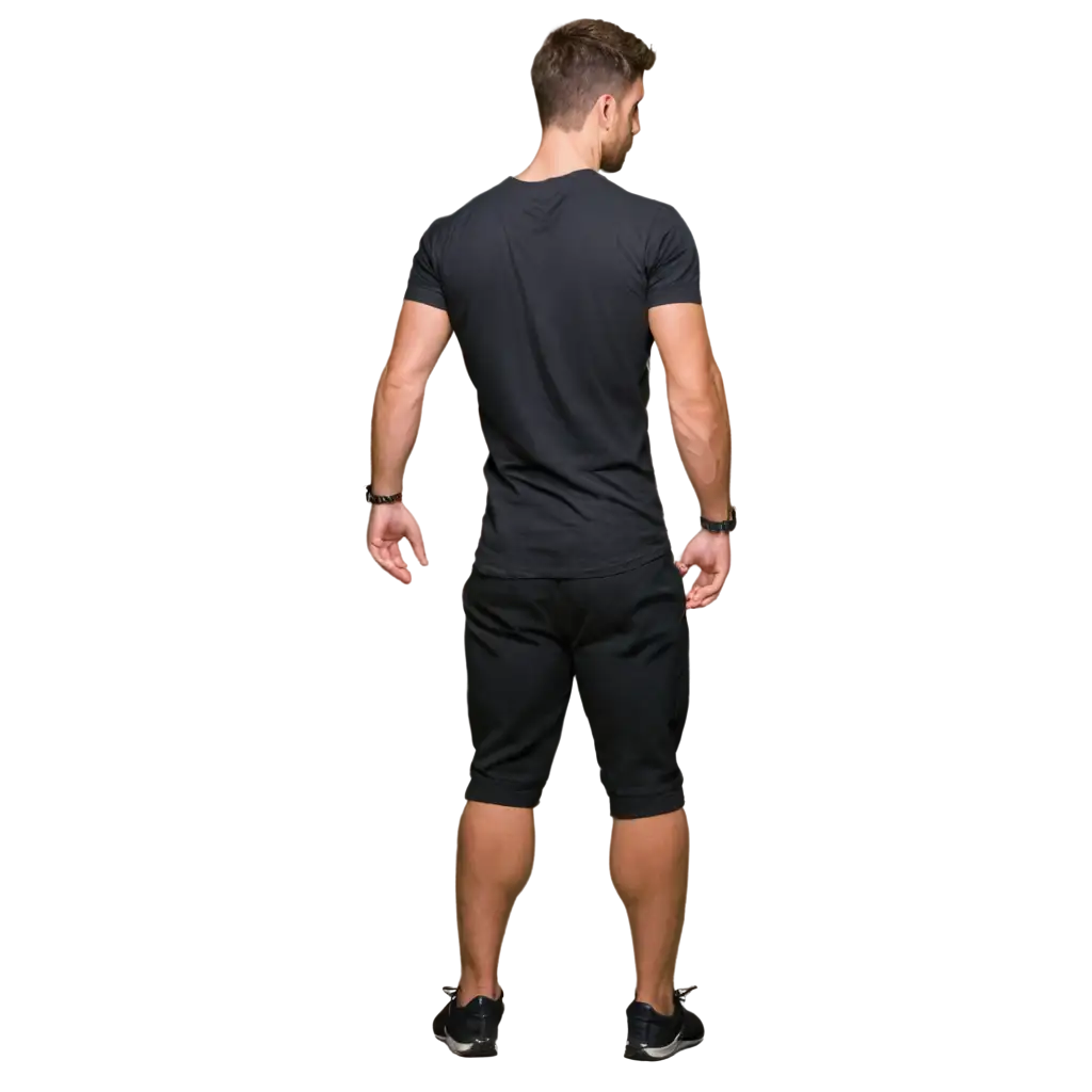 HighQuality-PNG-Image-of-a-Fitness-Guy-Posing-in-a-Black-TShirt