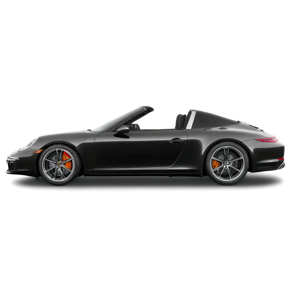 Stunning-Black-Porsche-911-Targa-S-4S-PNG-Image-for-Automotive-Enthusiasts