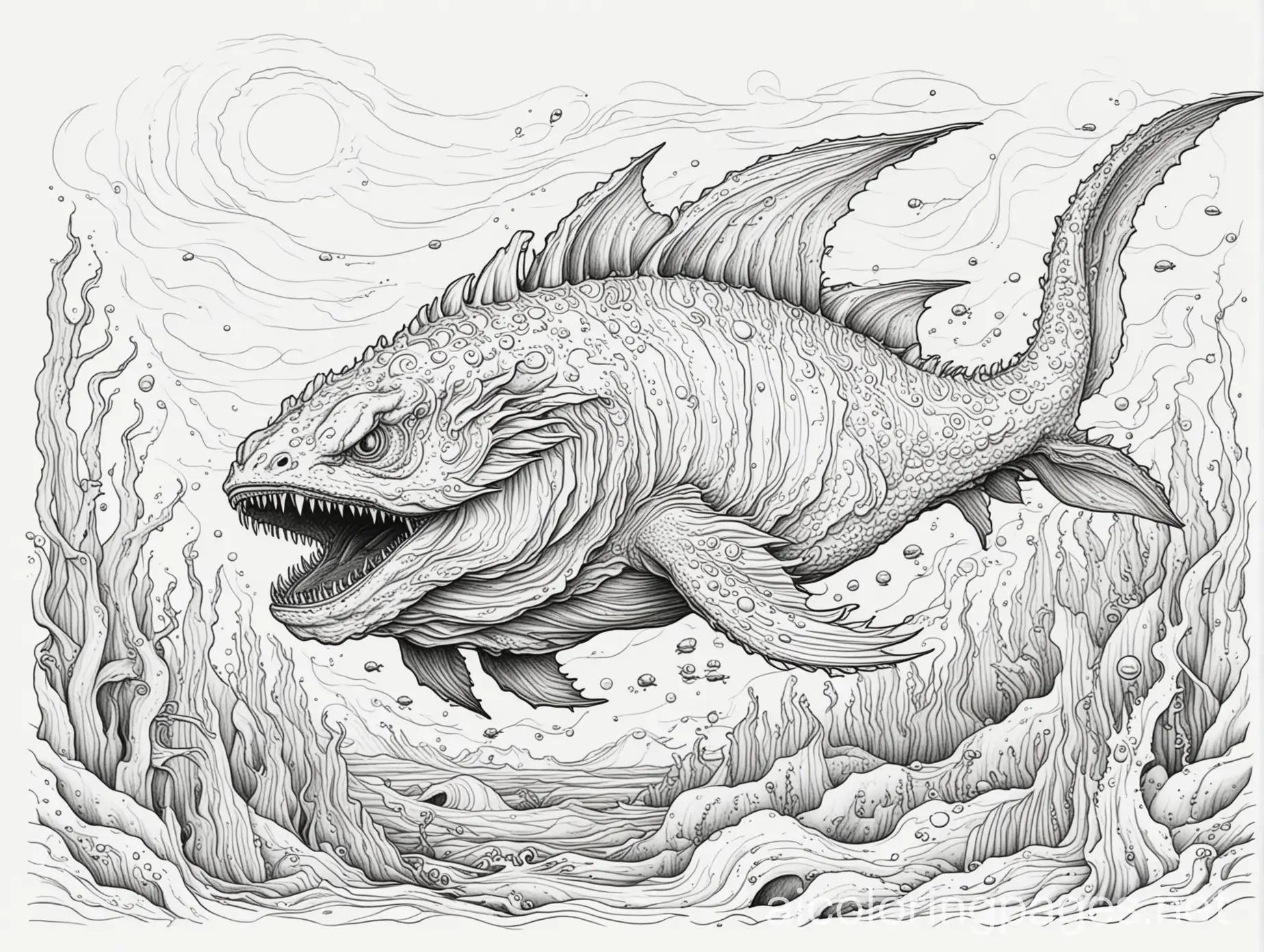 Deep-Sea-Monster-Coloring-Page-for-Kids