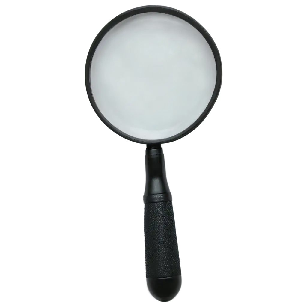 HighQuality-PNG-of-a-Magnifying-Glass-with-Black-Handle-for-Versatile-Usage