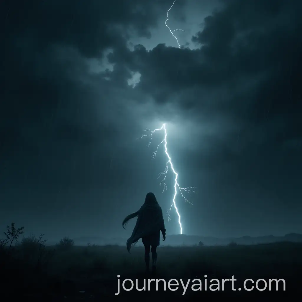 Lone-Figure-Battling-a-Dark-Stormy-Landscape