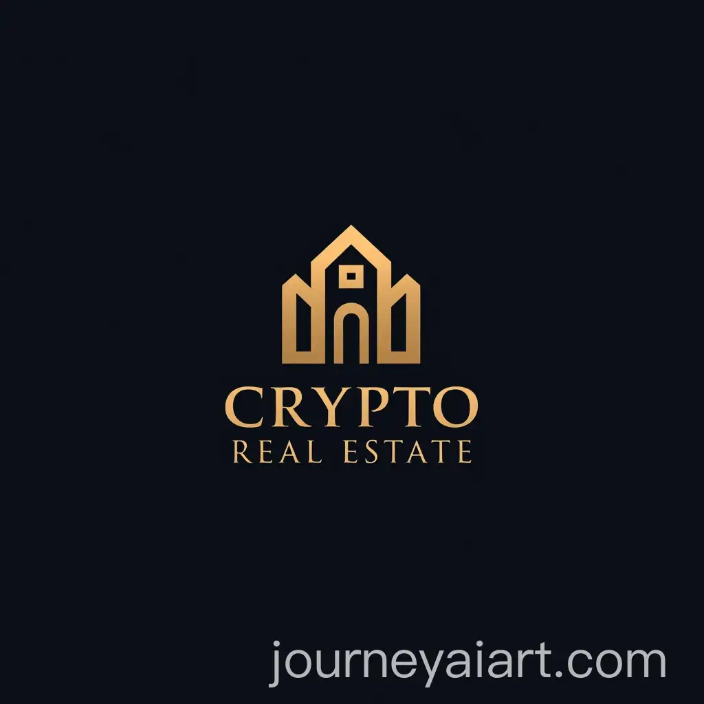Elegant-2D-Logo-for-CRYPTO-REAL-ESTATE-Luxury-Real-Estate-with-Cryptocurrency-Sales