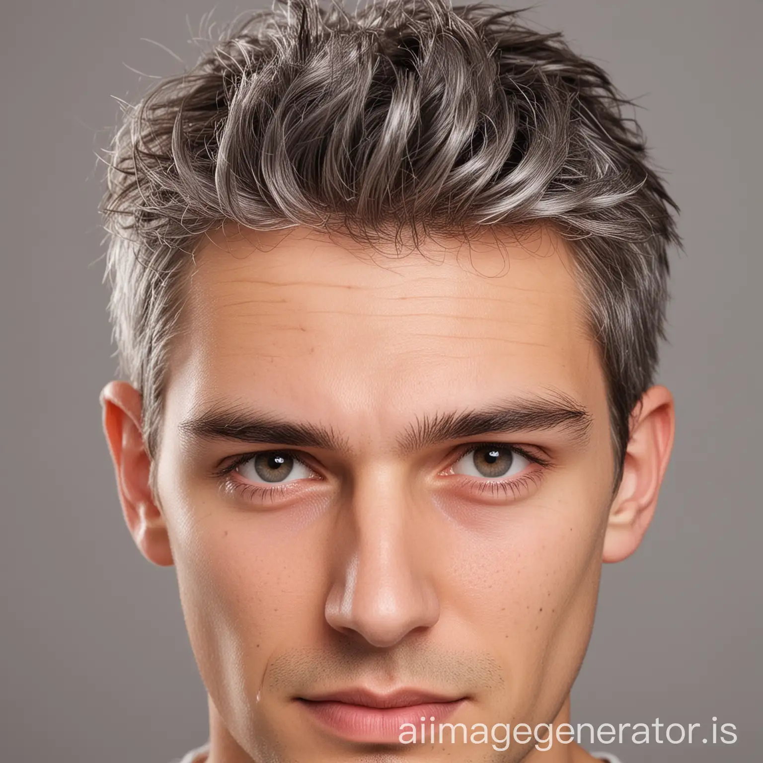 Young-Man-with-Early-Gray-Hair-Highlights