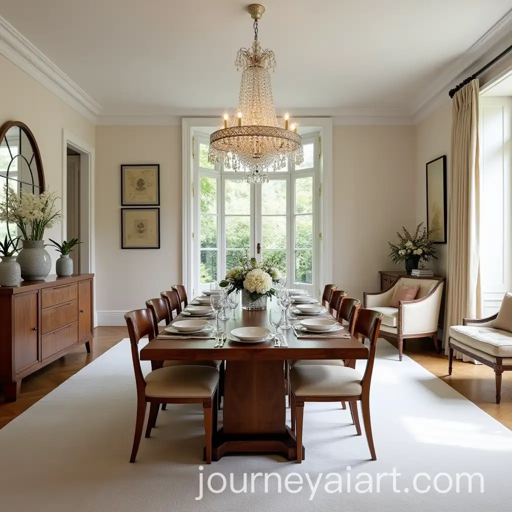 Elegant-Rustic-Villa-Dining-Room-with-Crystal-Chandelier-and-Classic-Furnishings