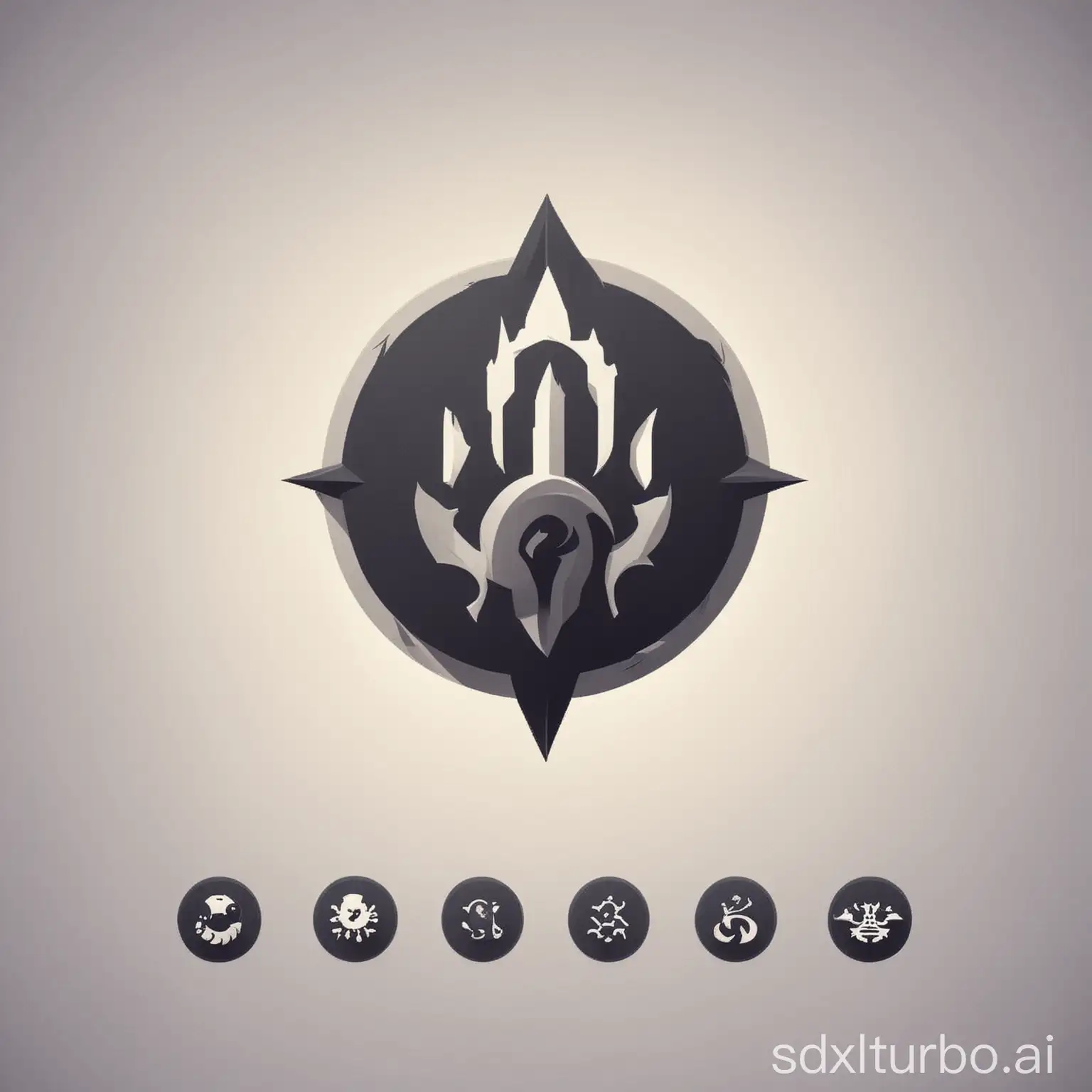 Minimalist-Fantasy-Game-Icon-Spell-Dark-Fog-Claw