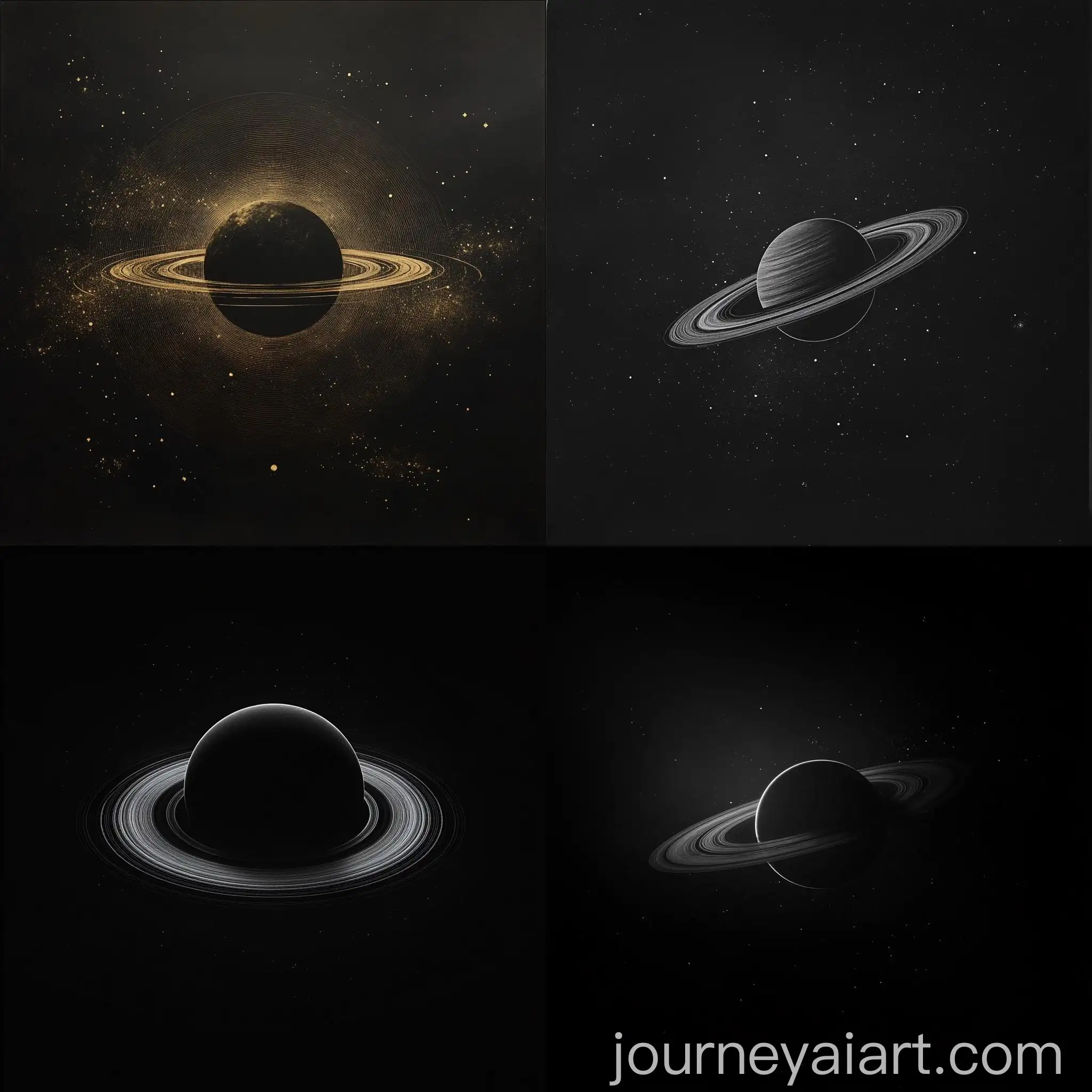 Astrology-and-Esotericism-Concept-with-Saturn-in-Minimalist-Black