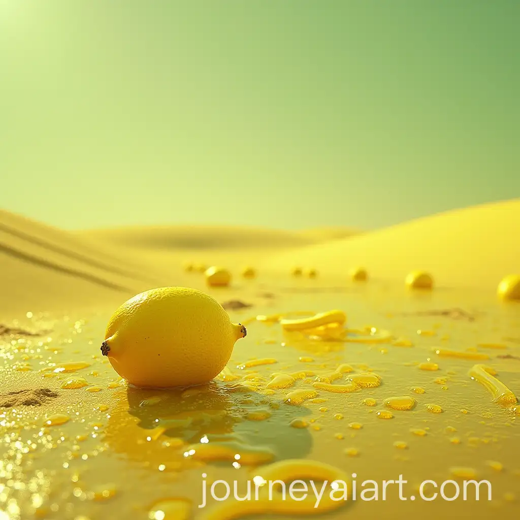 Vibrant-Lemon-Oasis-in-a-Desert-Landscape