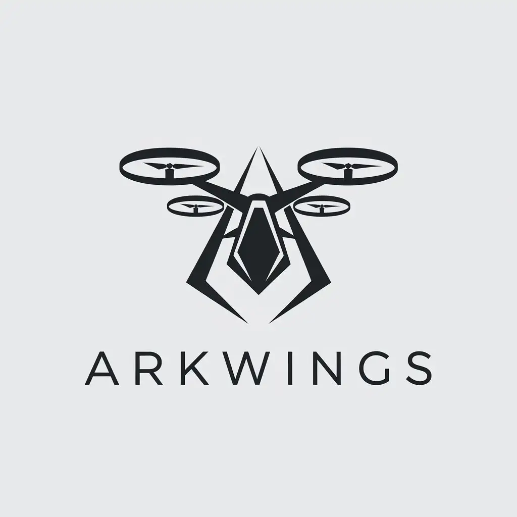 LOGO Design for ArkWings Minimalistic Ark Drone Theme for Technology Industry