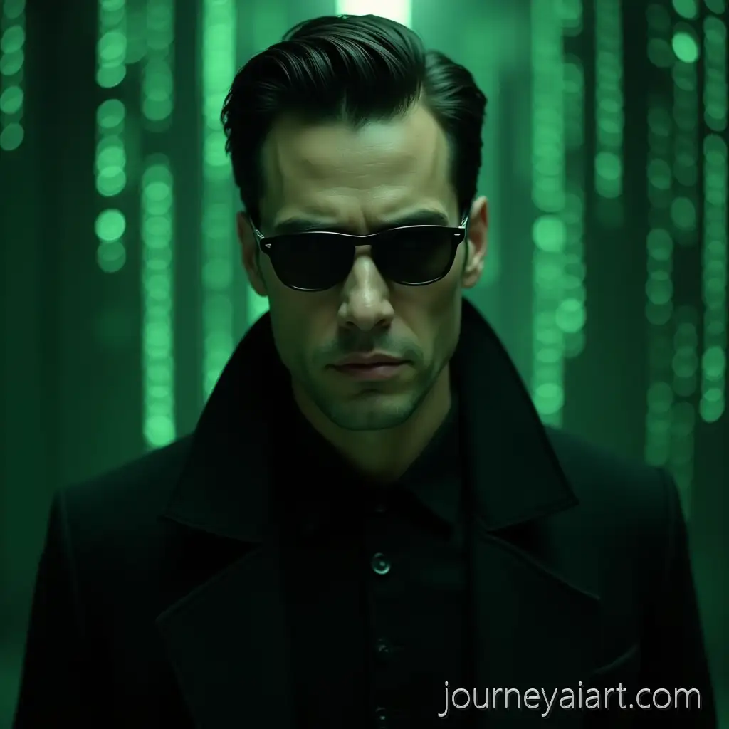 UltraRealistic-Cinematic-Portrait-of-Man-in-Matrix-World-with-Black-Trench-Coat-and-Sunglasses