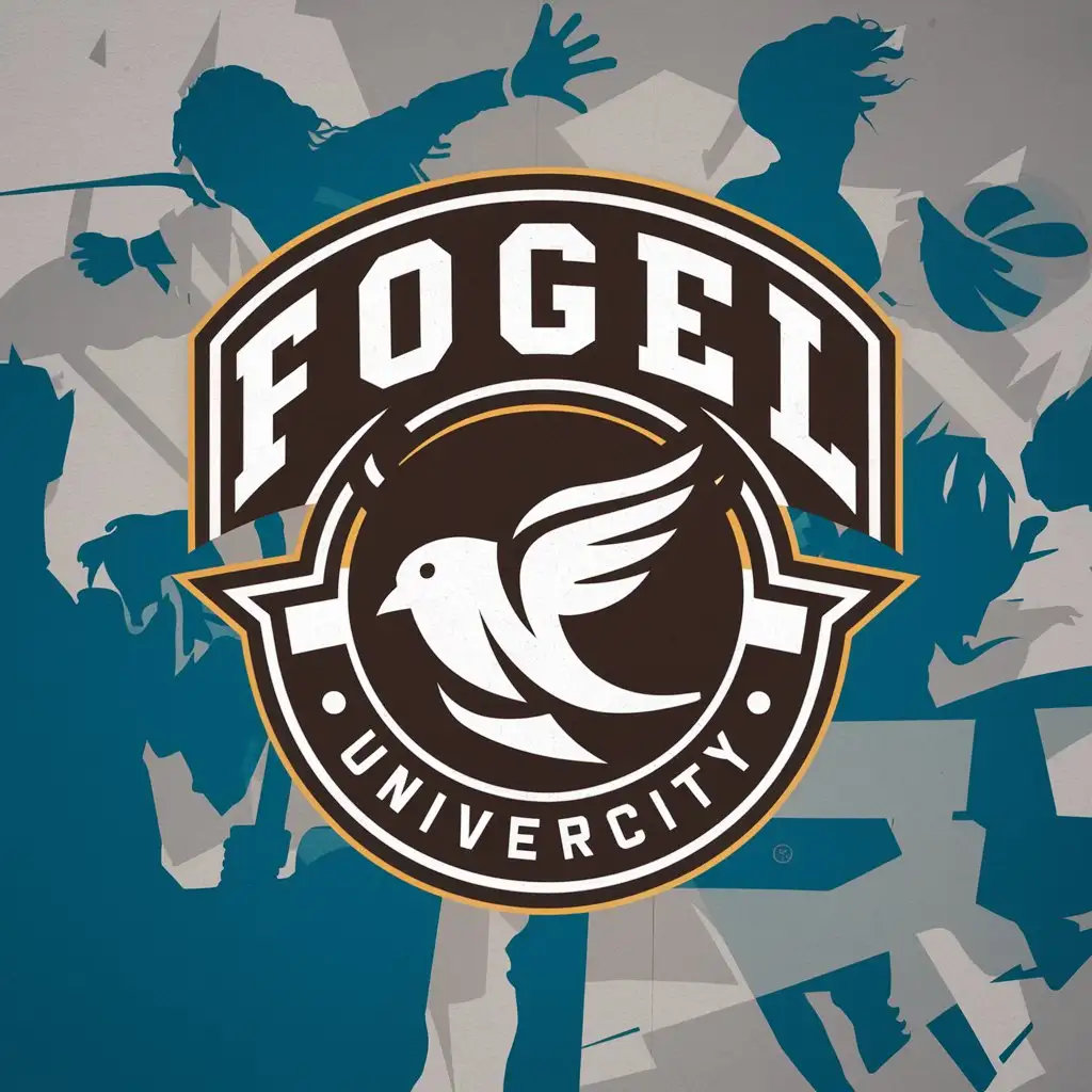 LOGO Design For Fogel University Student Team Emblem in Shield Shape