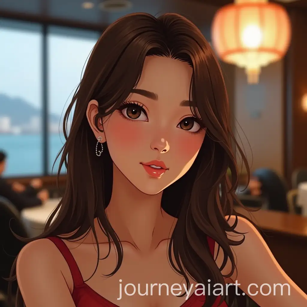 Energetic-Hong-Kong-Girl-Celebrating-35th-Birthday-at-Victoria-Harbour-Fine-Dining