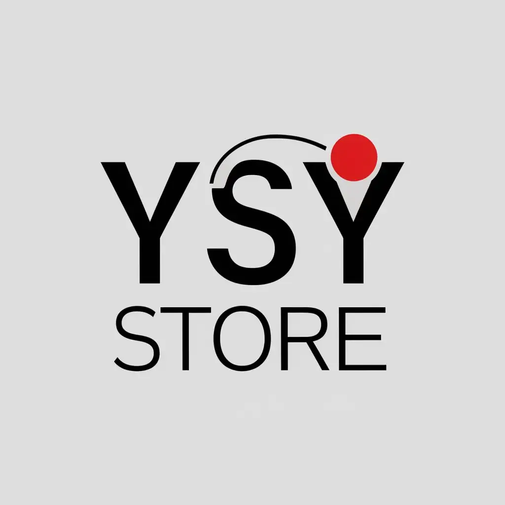 LOGO Design for YSY STORE Cinematic Influence with Streaming Platform Themes