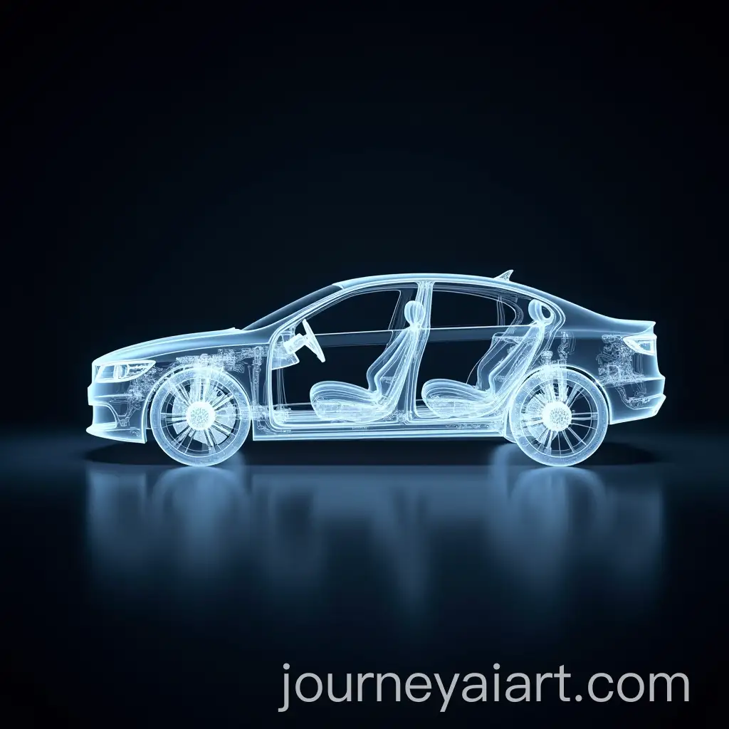 XRay-View-of-an-Automobile-Showing-Internal-Wiring-and-Cables