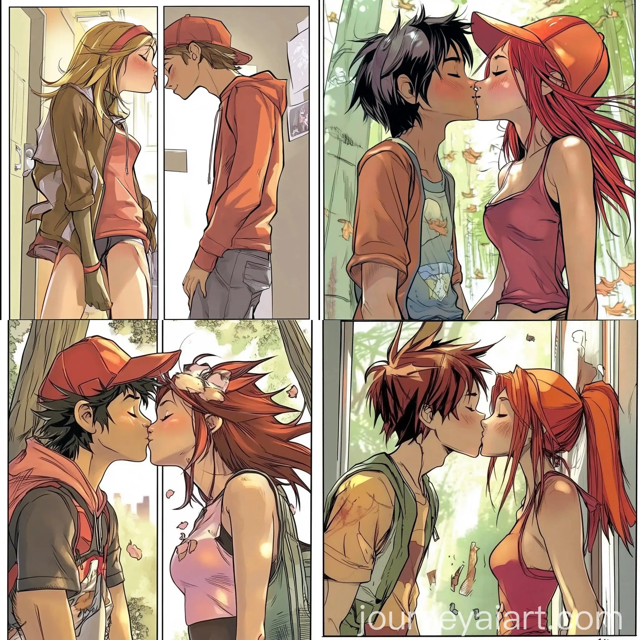 Fantasy-Comics-Series-Girl-Kissing-Boy