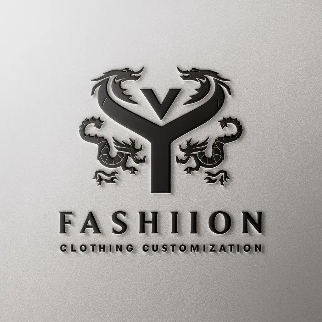 LOGO-Design-for-Fashion-Clothing-Customization-East-Dragon-Elements-with-a-Modern-Twist